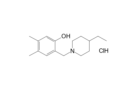 2-[(4-ethylpiperidino)methyl]-4,5-dimethylphenol, hydrochloride