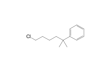 (6-Chloro-2-methylhexan-2-yl)benzene