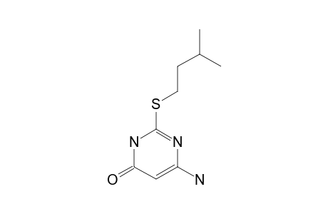 6-amino-2-(isopentylthio)-4(3H)-pyrimidinone