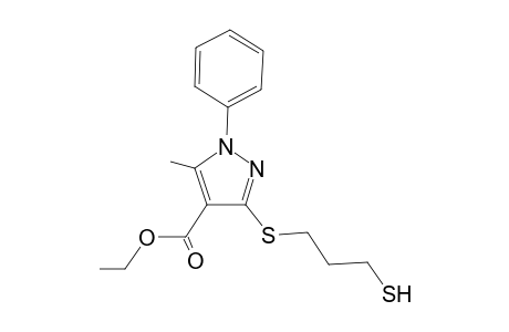 3-(3-Mercapto-propylsulfanyl)-5-methyl-1-phenyl-1H-pyrazole-4-carboxylic acid ethyl ester