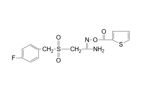 2-[(p-Fluorobenzyl)sulfonyl]-o-(2-thenoyl)acetamidoxime