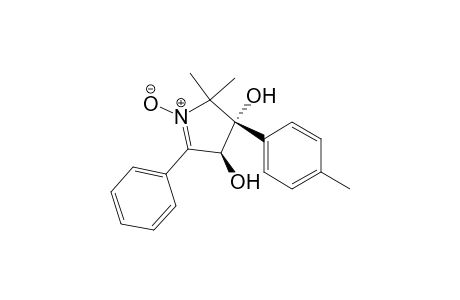 (3S,4S)-2,2-dimethyl-1-oxido-5-phenyl-3-(p-tolyl)-1-pyrrolin-1-ium-3,4-diol