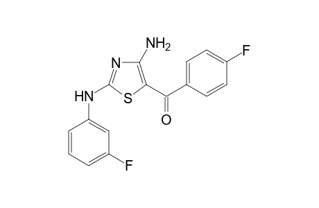 [4-amino-2-(3-fluoroanilino)-5-thiazolyl]-(4-fluorophenyl)methanone