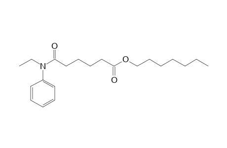 Adipic acid, monoamide, N-ethyl-N-phenyl-, heptyl ester