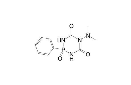 1,3,5,2-Triazaphosphorine-4,6(1H,5H)-dione, 5-(dimethylamino)dihydro-2-phenyl-, 2-oxide
