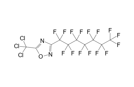 5-Trichloromethyl-3-(perfluoroheptyl)-1,2,4-oxadiazole
