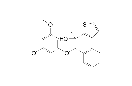 1-(3,5-Dimethoxyphenoxy)-1-phenyl-2-(thiophen-2-yl)propan-2-ol