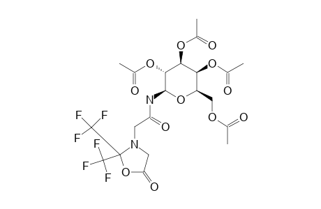 N-(2,3,4,6-TETRA-O-ACETYL-BETA-D-GALACTOPYRANOSYL)-2-[5-OXO-2,2-BIS-(TRIFLUOROMETHYL)-1,3-OXAZOLIDIN-3-YL]-ACETAMIDE