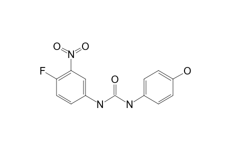 1-(4-fluoro-3-nitrophenyl)-3-(4-hydroxyphenyl)urea