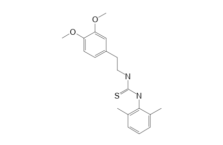 1-(3,4-dimethoxyphenethyl)-2-thio-3-(2,6-xylyl)urea