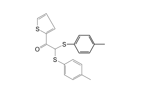2-thiopheneglyoxal, mono(di-p-tolyl mercaptal)