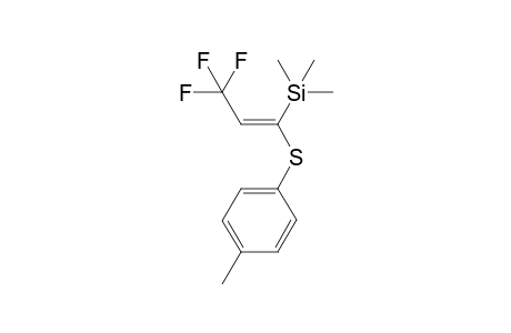 (E)-.beta.-(Trifluoromethyl)-.alpha.-(trimethylsilyl)vinyl p-tolylsulfide