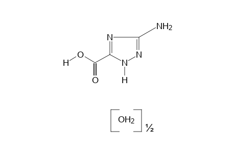 3-AMINO-1,2,4-TRIAZOLE-5-CARBOXYLIC ACID HEMIHYDRATE