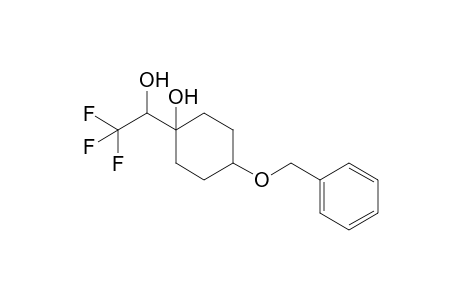 4-Benzyloxy-1-(2,2,2-trifluoro-1-hydroxyethyl)cyclohexanol