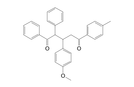 1,2-Diphenyl-3-(p-methoxyphenyl)-5-p-tolyl-1,5-pentanedione