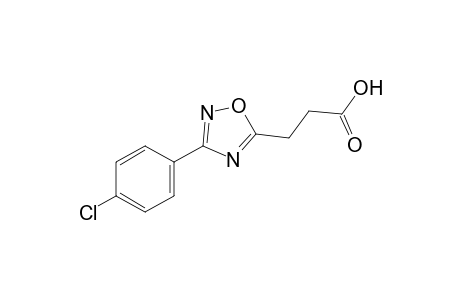 3-(p-chlorophenyl)-1,2,4-oxadiazole-5-propionic acid