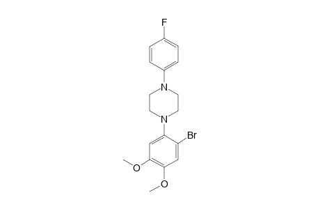 4-Bromo 5-[4-[4-fluorophenyl]piperazin-1-yl]veratrole