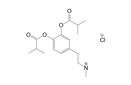 4-[2-(methylamino)ethyl]pyrocatechol, diisobutyrate, hydrochloride