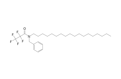 Pentafluoropropionamide, N-benzyl-N-octadecyl-