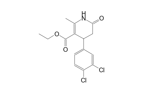 ethyl 4-(3,4-dichlorophenyl)-2-methyl-6-oxo-1,4,5,6-tetrahydro-3-pyridinecarboxylate