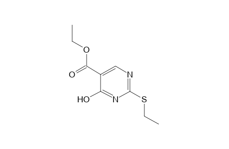 2-(ethylthio)-4-hydroxy-5-pyrimidinecarboxylic acid, ethyl ester