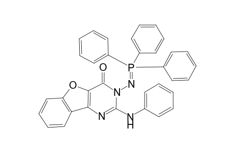 2-Phenylamino-3-(triphenylphosphoranylidene)amino-benzofuro[3,2-d]pyrimidin-4(3H)- one