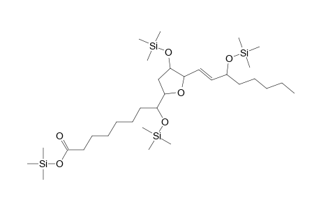 2-Furanoctanoic acid, tetrahydro-.eta.,4-bis[(trimethylsilyl)oxy]-5-[3-[(trimethylsilyl)oxy]-1-octenyl]-, trimethylsilyl ester