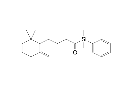 4-(2,2-Dimethyl-6-methylenecyclohexyl)-1-(dimethylphenylsilyl)butan-1-one