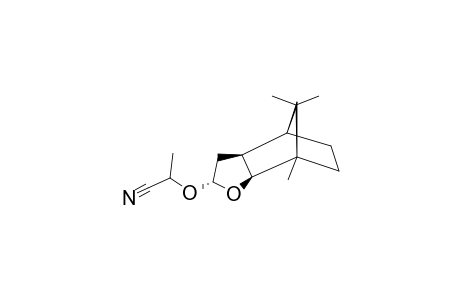 [2S-(2-ALPHA(R*),3A-ALPHA,4-BETA,7-BETA,7A-ALPHA)]-2-(OCTAHYDRO-7,8,8-TRIMETHYL-4,7-METHANOBENZOFURANE-2-YLOXY)-PROPANENITRILE