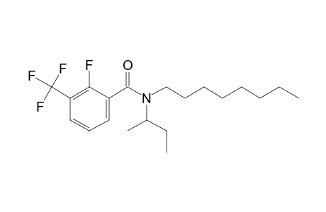 Benzamide, 2-fluoro-3-trifluoromethyl-N-(2-butyl)-N-octyl-