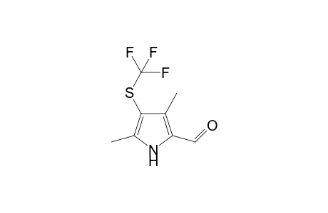 3,5-Dimethyl-4-((trifluoromethyl)thio)-1H-pyrrole-2-carbaldehyde