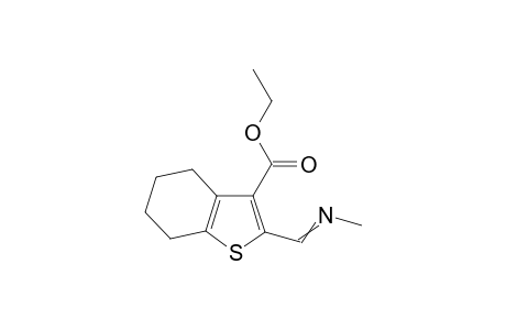 Ethyl 2-((methylimino)methyl)-4,5,6,7-tetrahydrobenzo[b]thiophene-3-carboxylate