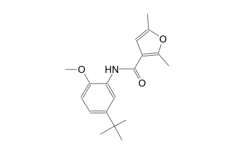 N-(5-tert-butyl-2-methoxyphenyl)-2,5-dimethyl-3-furamide