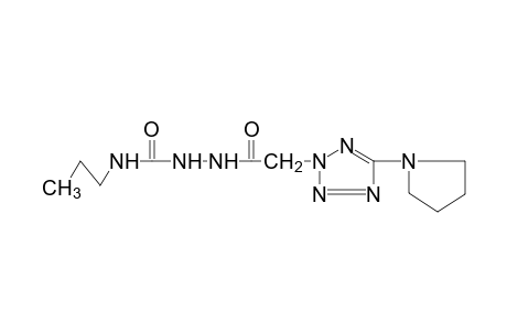 4-propyl-1-{[5-(pyrrolidinyl)-2H-tetrazol-2-yl]acetyl}semicarbazide
