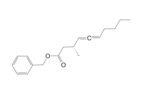 Benzyl[S(a), R]-3-methyldeca-4,5-dienoate