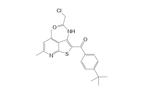 N-[2-(4-tert-Butylbenzoyl)-4,6-dimethylthieno[2,3-b]pyridin-3-yl]-2-chloroacetamide