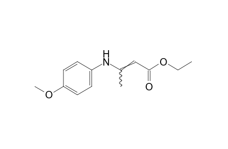 3-(p-anisidino)crotonic acid, ethyl ester