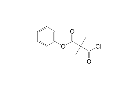 Dimethylmalonic acid, monochloride, phenyl ester