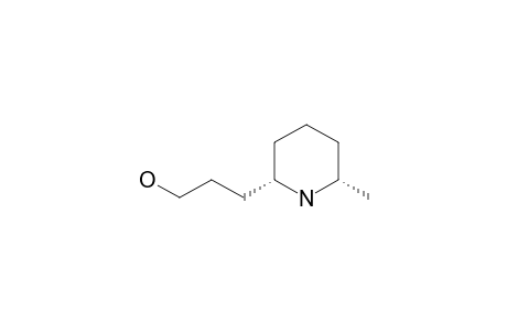 2-Piperidinepropanol, 6-methyl-, cis-(.+-.)-