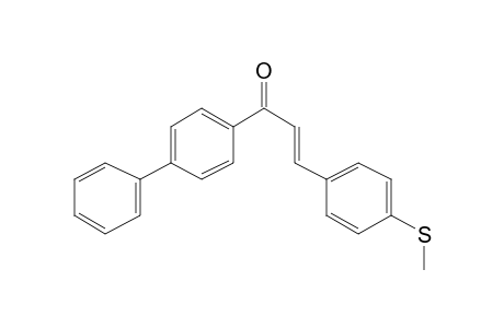 1-(4-Biphenylyl)-3-(p-(methylthio)phenyl)-2-propen-1-one