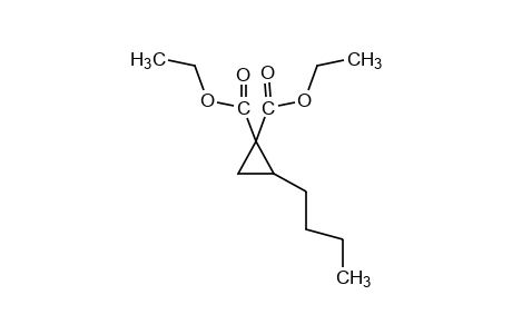 2-butyl-1,1-cyclopropanedicarboxylic acid, diethyl ester