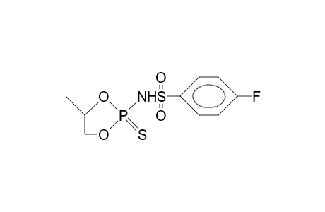 2-(4-Fluoro-phenylsulfonamido)-2-thiono-4-methyl-1,3,2-dioxa-phospholane