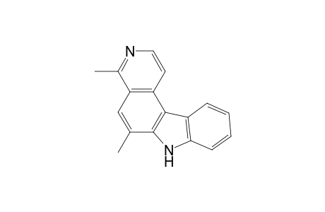 7H-Pyrido[3,4-c]carbazole, 4,6-dimethyl-