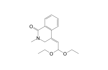 (4Z)-4-(2,2-diethoxyethylidene)-2-methyl-3H-isoquinolin-1-one
