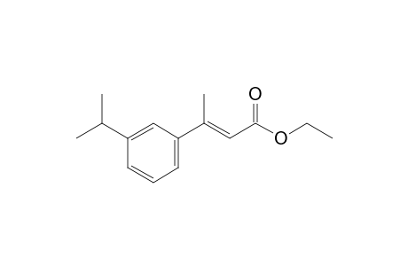 (E)-3-(3-Isopropylphenyl)but-2-enoic acid ethyl ester