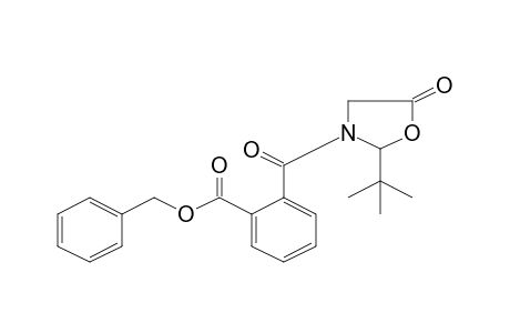 Benzyl 2-[(2-tert-butyl-5-oxo-1,3-oxazolidin-3-yl)carbonyl]benzoate