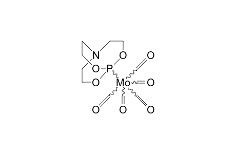 1-Pentacarbonyl-molybdenum 1-phospha-1-aza-2,8,9-trioxa-bicyclo(3.3.3)undecane