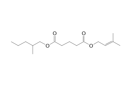 Glutaric acid, 3-methylbut-2-en-1-yl 2-methylpentyl ester