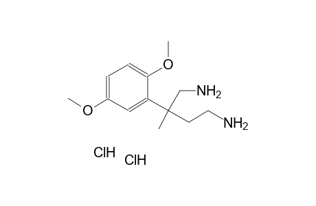 2-(2,5-dimethoxyphenyl)-2-methyl-1,4-butanediamine dihydrochloride