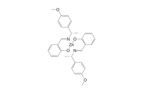 bis[2-({[(1S)-1-(4-methoxyphenyl)ethyl]imino}methyl)phenoxy]zinc